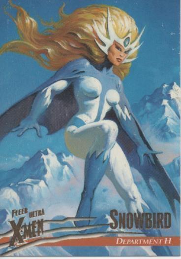 Cromo E001463: Trading Cards. Fleer Ultra X-Men. Snowbird Department H