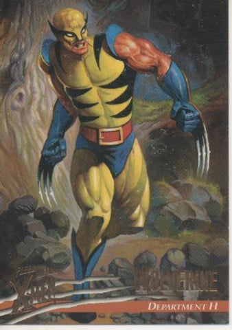 Cromo E001462: Trading Cards. Fleer Ultra X-Men. Wolverine Department H