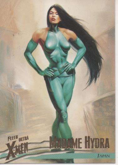 Cromo E001488: Trading Cards. Fleer Ultra X-Men nº 35. Madame Hidra, Japan