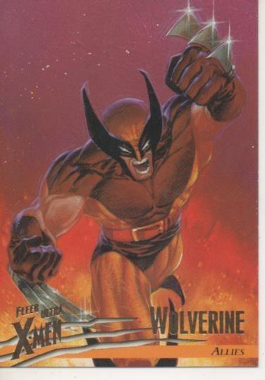 Cromo E001490: Trading Cards.Fleer Ultra X-Men nº 37. Wolverine, Allies