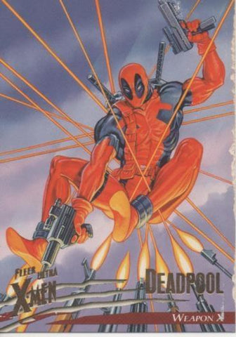 Cromo E001459: Trading Cards. Fleer Ultra X-Men. Deadpool Weapon X