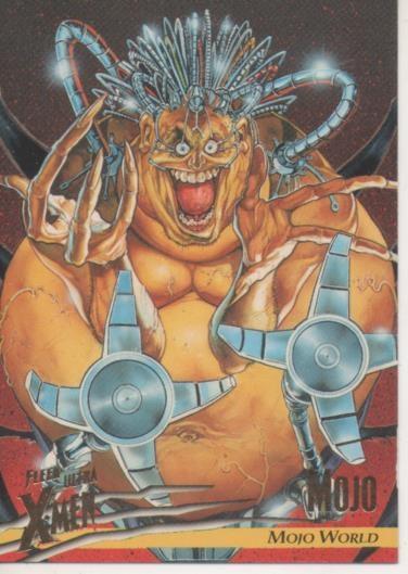 Cromo E001505: Trading Cards. Fleer Ultra X-Men nº 56. Mojo, Mojo World