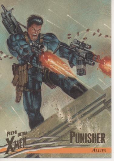 Cromo E001498: Trading Cards. Fleer Ultra X-Men nº 43. Punisher, Allies