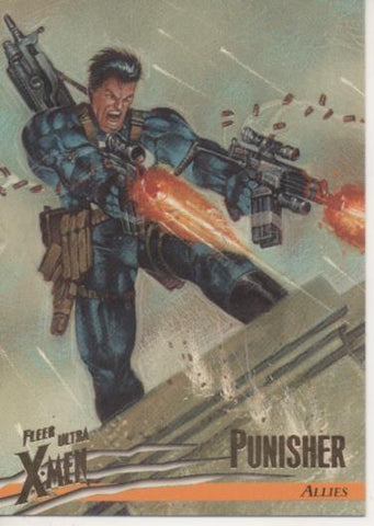 Cromo E001498: Trading Cards. Fleer Ultra X-Men nº 43. Punisher, Allies