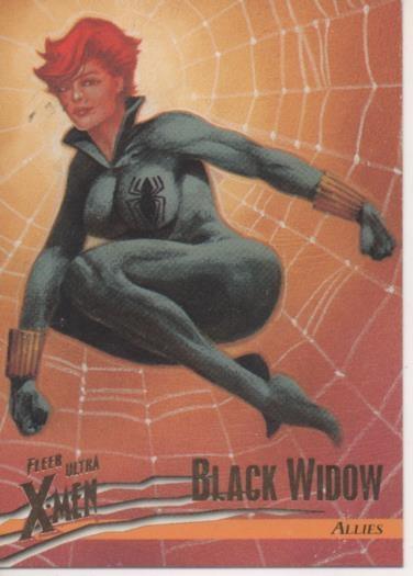 Cromo E001497: Trading Cards. Fleer Ultra X-Men nº 44. Black Widow, Allies