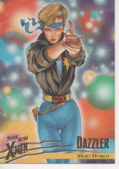 Cromo E001504: Trading Cards. Fleer Ultra X-Men nº 57. Dazzler, Mojo World