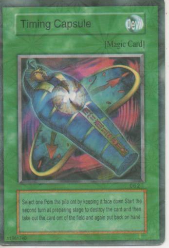 Cromo E001424: Trading Cards. Yu Gi Oh! Trading Card Game, Timing Capsule