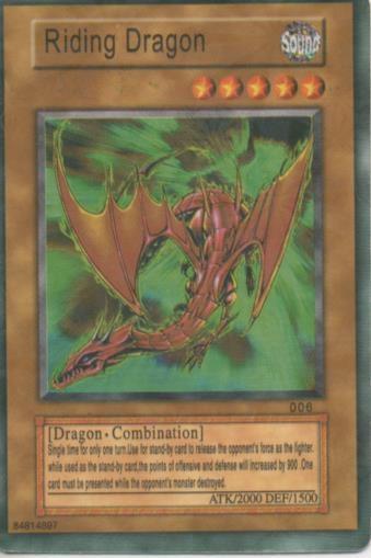 Cromo E001422: Trading Cards. Yu Gi Oh! Trading Card Game, Riding Dragon