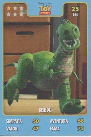 Cromo E001405: Trading Cards. Disney. Pixar. Toy Story nº 25, Rex