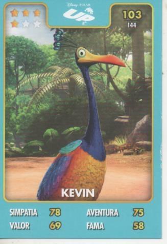 Cromo E001400: Trading Cards. Disney. Pixar. Up nº 103, Kevin