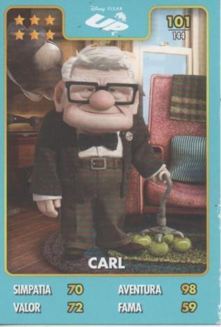 Cromo E001398: Trading Cards. Disney. Pixar. Up nº 101, Carl