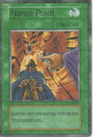 Cromo E001425: Trading Cards. Yu Gi Oh! Trading Card Game, Name Point  