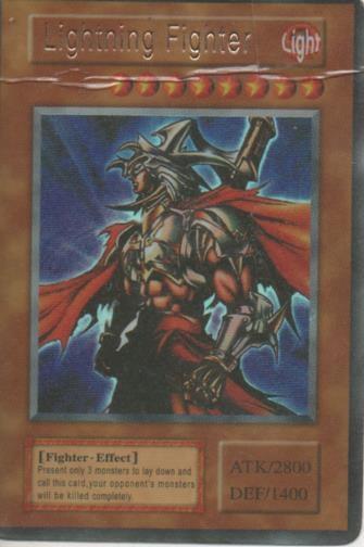 Cromo E001452: Trading Cards. Yu Gi Oh! Trading Card Game, Lightning Fighter