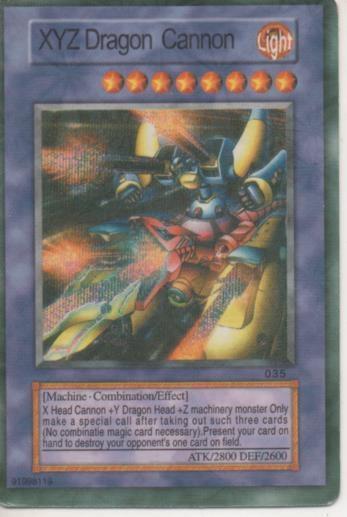 Cromo E001448: Trading Cards. Yu Gi Oh! Trading Cards Game, XYZ Dragon Cannon