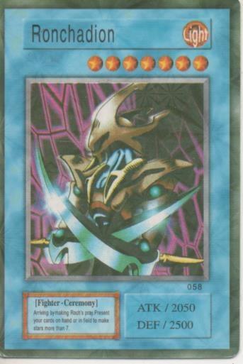 Cromo E001445: Trading Cards. Yu Gi Oh! Trading Card Game, Ronchadion