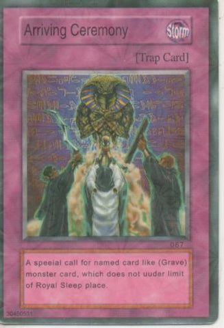 Cromo E001441: Trading Cards. Yu Gi OH! Trading Card Game, Ariving Ceremony