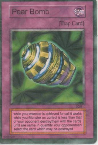 Cromo E001442: Trading Cards. Yu Gi Oh! Trading Card Game, Pear Bomb