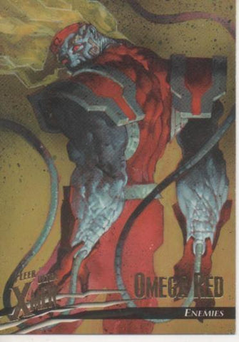 Cromo E001522: Trading Cards. Fleer Ultra X-Men nº 71. Omega Red, Enemies