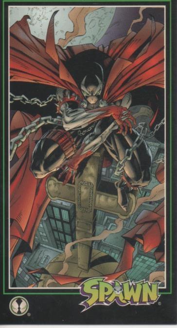 Cromo E001599: Trading Cards. Spawn nº 67. Spawn on the Church Steeple