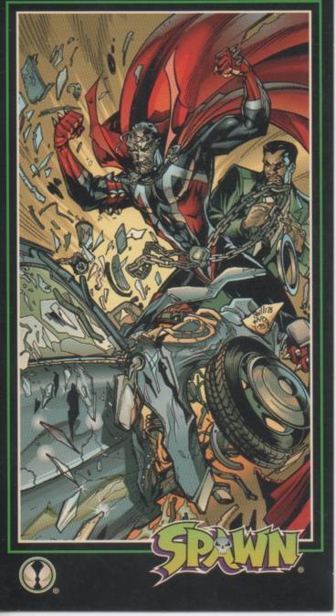 Cromo E001643: Trading Cards. Spawn nº 142, Spawntaneous Impact