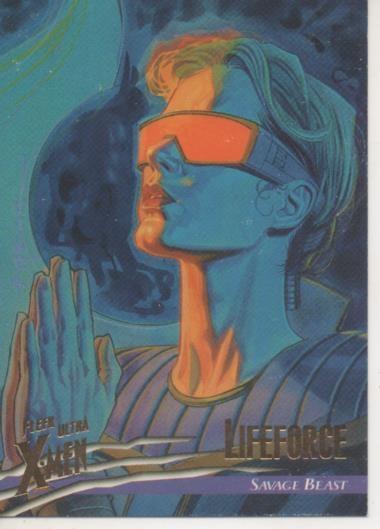 Cromo E001548: Trading Cards. Fleer Ultra X-Men nº 92. Canonball, Savage Beast