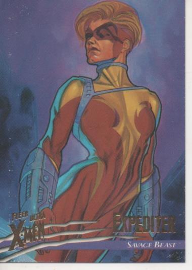 Cromo E001544: Trading Cards. Fleer Ultra X-Men nº 96. Hurricane, Savage Beast