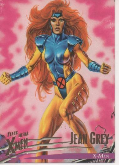 Cromo E001540: Trading Cards. Fleer Ultra X-Men nº 80. Jean Grey, X-Men