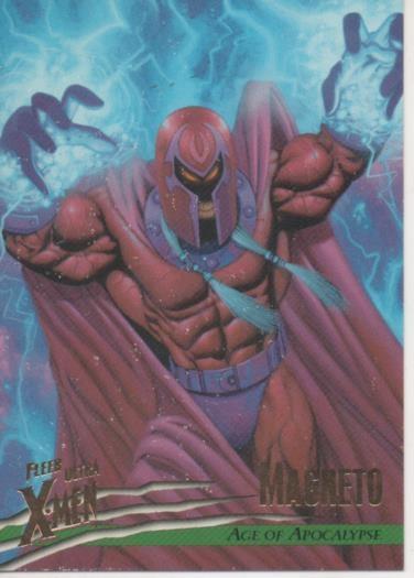 Cromo E001533: Trading Cards. Fleer Ultra X-Men nº 87. Magneto, Age of Apocalypse