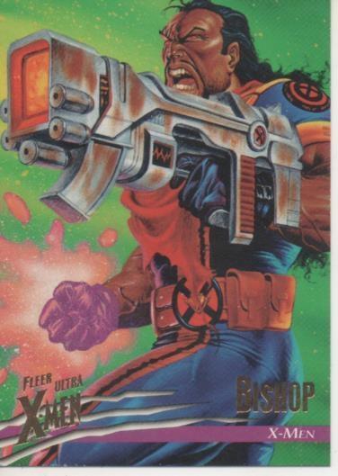 Cromo E001525: Trading Cards. Fleer Ultra X-Men nº 74. Bishop, X-Men