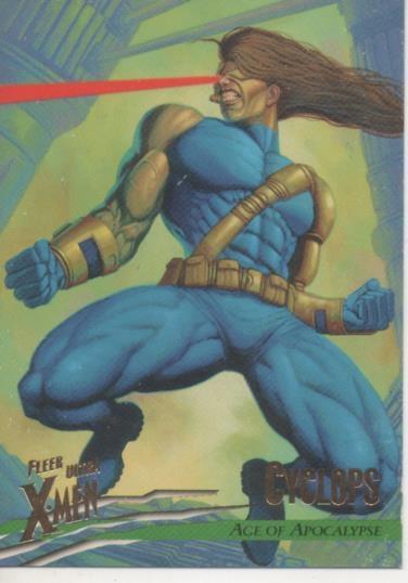 Cromo E001536: Trading Cards. Fleer Ultra X-Men nº 84. Cyclops, Age of Apocalypse