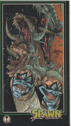Cromo E001564: Trading Cards. Spawn nº 11. The Clown's Other Face