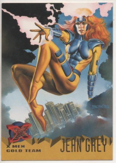 Cromo E001231: Trading Cards '95 Fleer Ultra nº 102. X-Men, Gold Team-Jean Grey