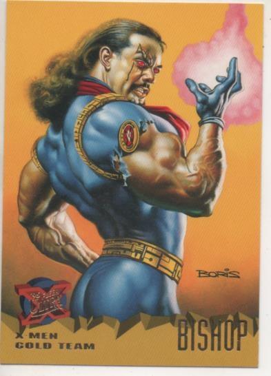 Cromo E001230: Trading Cards '95 Fleer Ultra nº 101. X-Men, Gold Team-Bishop