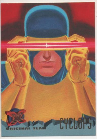 Cromo E001228: Trading Cards '95 Fleer Ultra nº 90. X-Men, Original Team-Cyclops