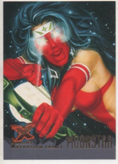 Cromo E001217: Trading Cards '95 Fleer Ultra nº 83. X-Men, Mutant Liberation Front-Moonstar