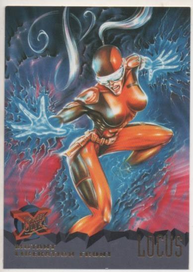 Cromo E001216: Trading Cards '95 Fleer Ultra nº 82. X-Men, Mutant Liberation Front-Locus