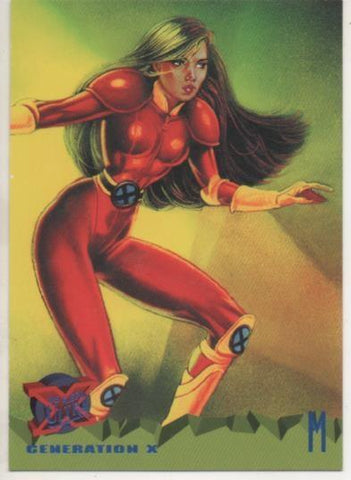 Cromo E001209: Trading Cards '95 Fleer Ultra nº 74. X-Men, Generation-X, M