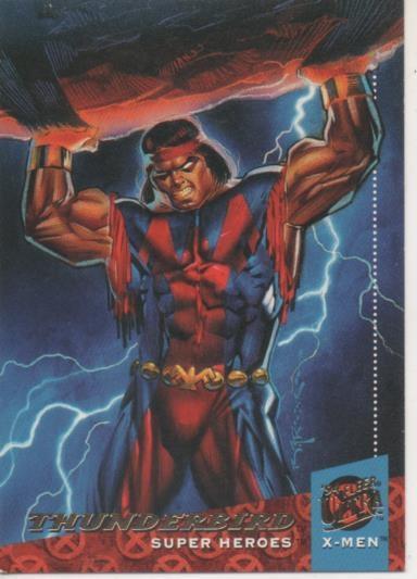 Cromo E001263: Trading Cards '94 Fleer Ultra nº 136. X-Men, Thunderbird-Super Heroes