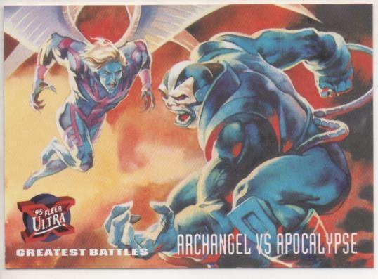 Cromo E001254: Trading Cards '95 Fleer Ultra nº 126. X-Men, Archangel vs Apocalypse