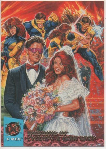 Cromo E001253: Trading Cards '94 Fleer Ultra nº 126. X-Men, Wending of Cyclops & Jean Grey