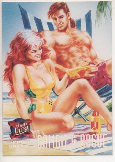 Cromo E001268: Trading Cards '95 Fleer Ultra nº 142. X-Men, Spring Break-Gambit & Rogue