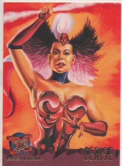 Cromo E001205: Trading Cards '95 Fleer Ultra nº 65. X-Men, Excalibur-Cerise