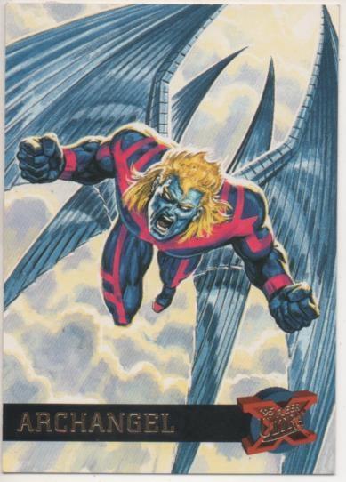 Cromo E001147: Trading Cards '95 Fleer Ultra nº 4. X Men, Archangel