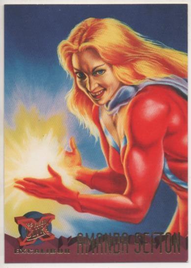 Cromo E001204: Trading Cards '95 Fleer Ultra nº 64. X-Men, Excalibur-Amanda Sefton