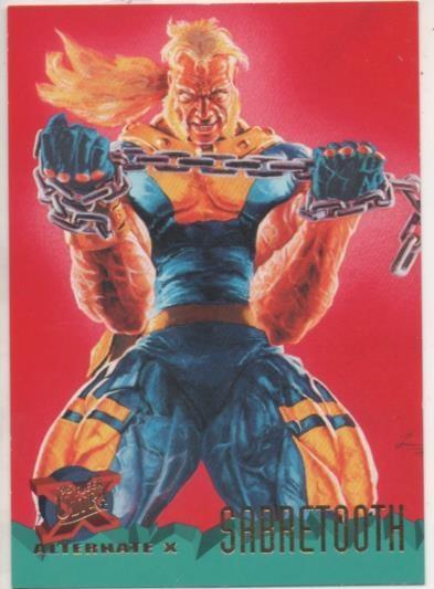 Cromo E001203: Trading Cards '95 Fleer Ultra nº 63. X-Men, Alternative X-Sabretooth