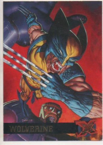 Cromo E001194: Trading Cards '95 Fleer Ultra nº 52. X-Men, Wolverine