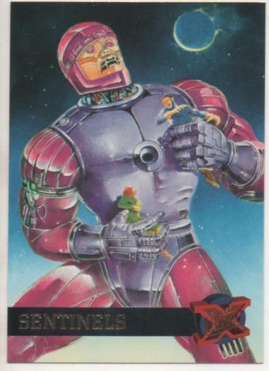 Cromo E001183: Trading Cards '95 Fleer Ultra nº 42. X-Men Sentinels