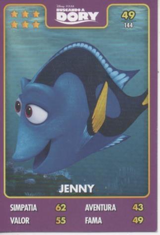 Cromo E001385: Trading Cards. Disney.Pixar. Busando a Dory nº 49, Jenny