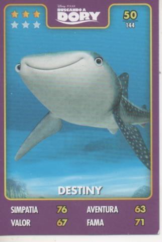 Cromo E001384: Trading Cards. Disney.Pixar. Buscando a Dory nº 50, Destiny