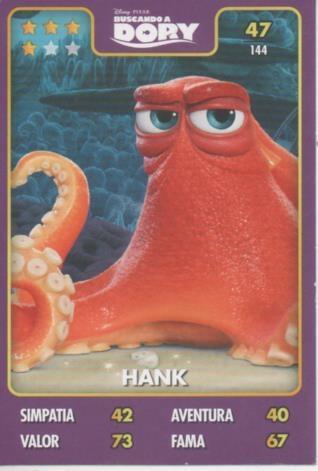 Cromo E001383: Trading Cards. Disney.Pixar. Buscando a Dory nº 47, Hank